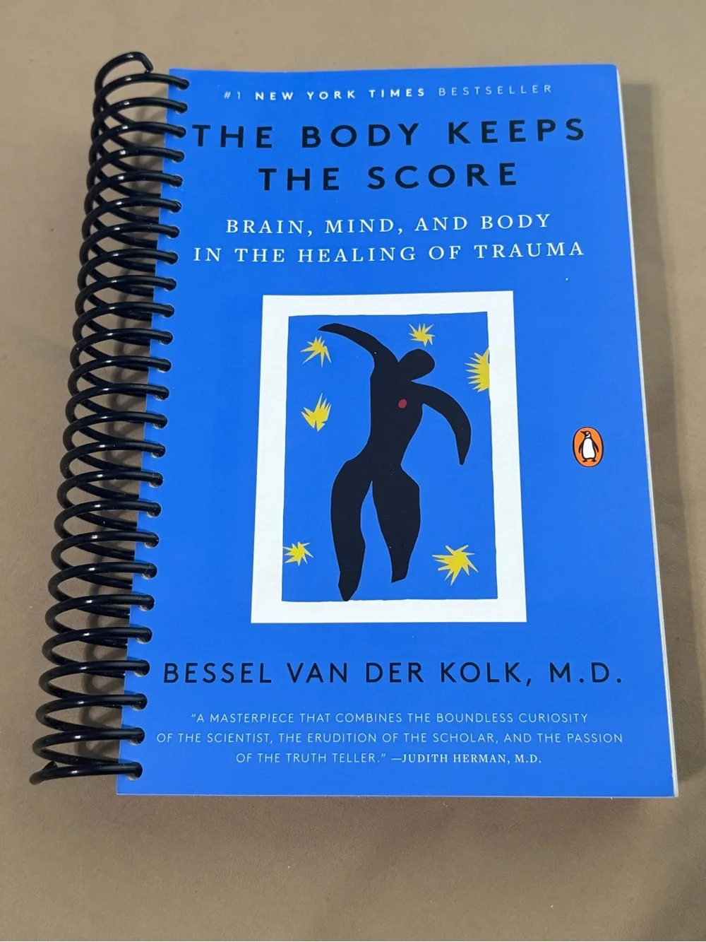 The Body Keeps The Score Spiral Bound Book (LAST ONE UNTIL RESTOCK)‼️